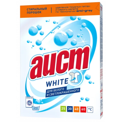 АИСТ порошок стиральный для белого 400г                                                            